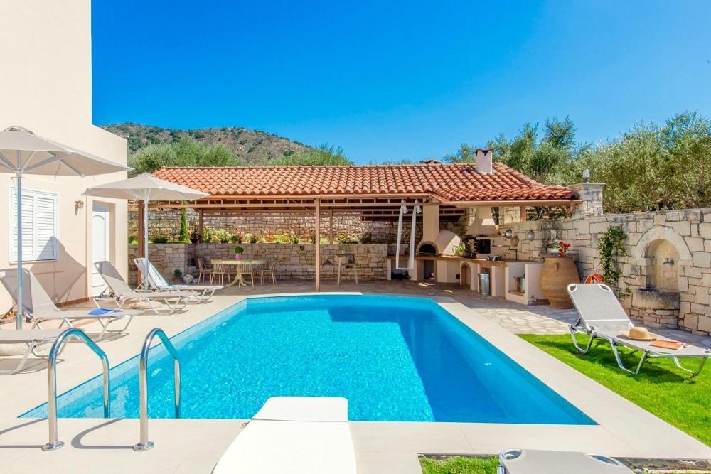 Villa Korini With Swimming Pool Αχλαδές Εξωτερικό φωτογραφία