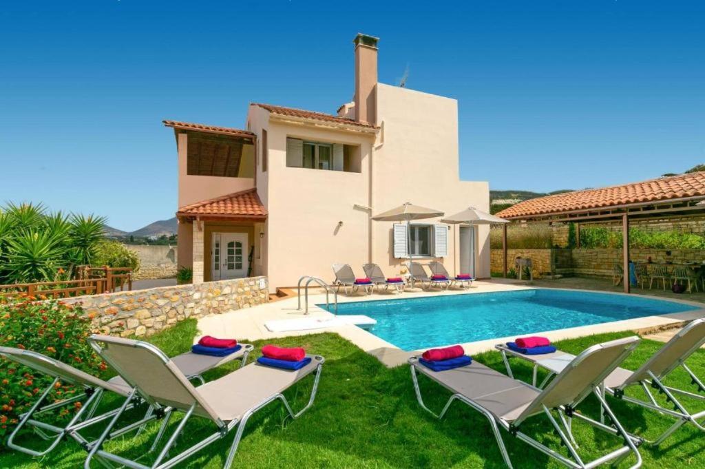 Villa Korini With Swimming Pool Αχλαδές Εξωτερικό φωτογραφία